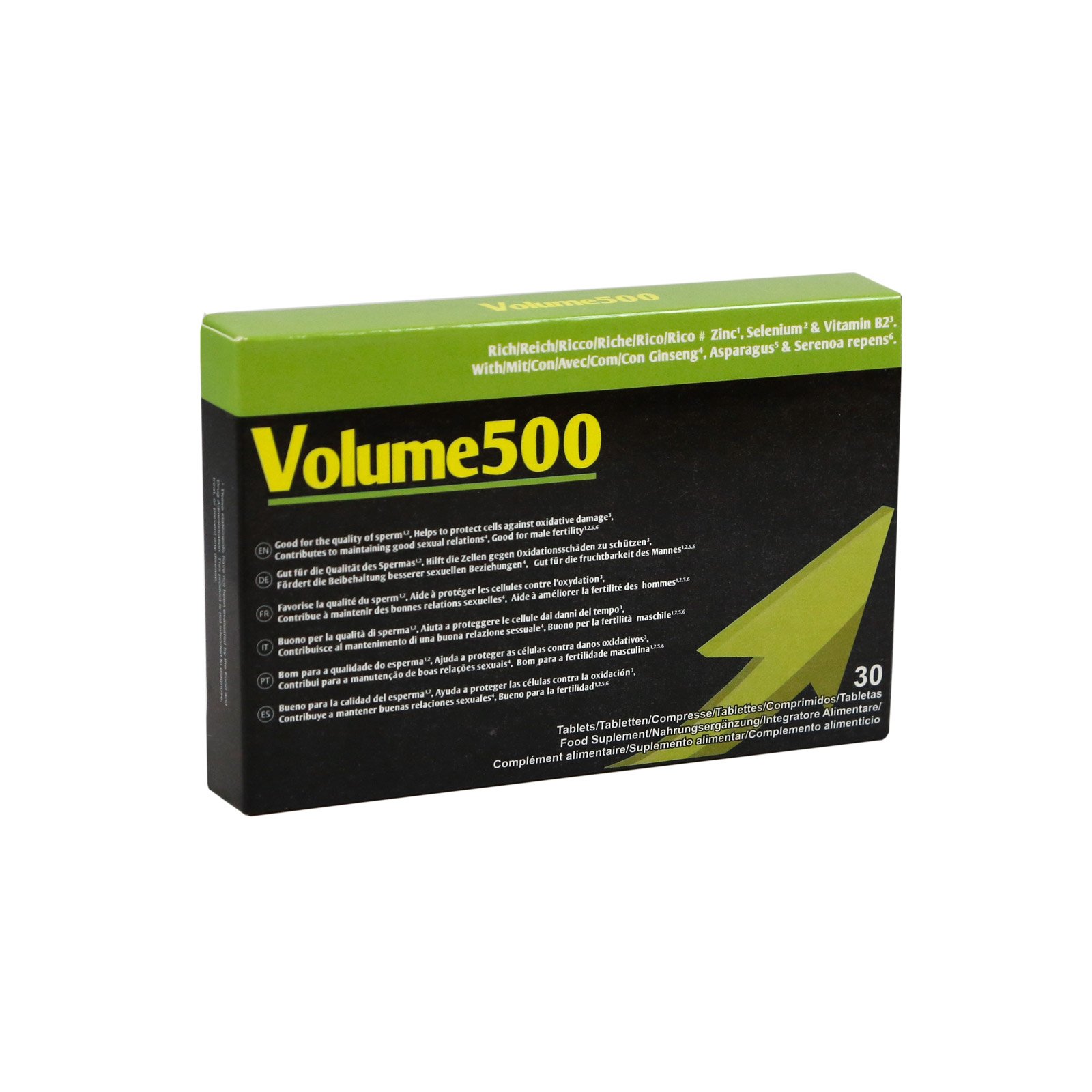 SizeGain Plus: Tabletten zur Penisverlängerung + Volume500: Tabletten zur Verbesserung der Spermienqualität und -quantität + Provirilia: Intimes Gel für Männer mit Kühleffekt