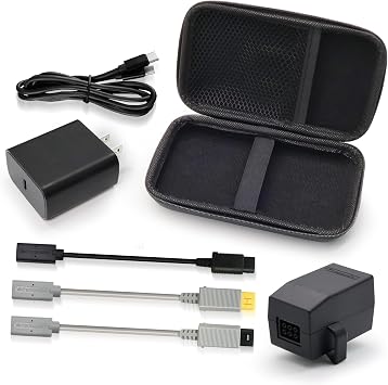 Retro Game Console Power Supply Combination kit-PD Fast Charging, Built-in chip, Stable Performance, Multiple interfaces Free Conversion-Compatible with NGC/WII/WII-U/N64