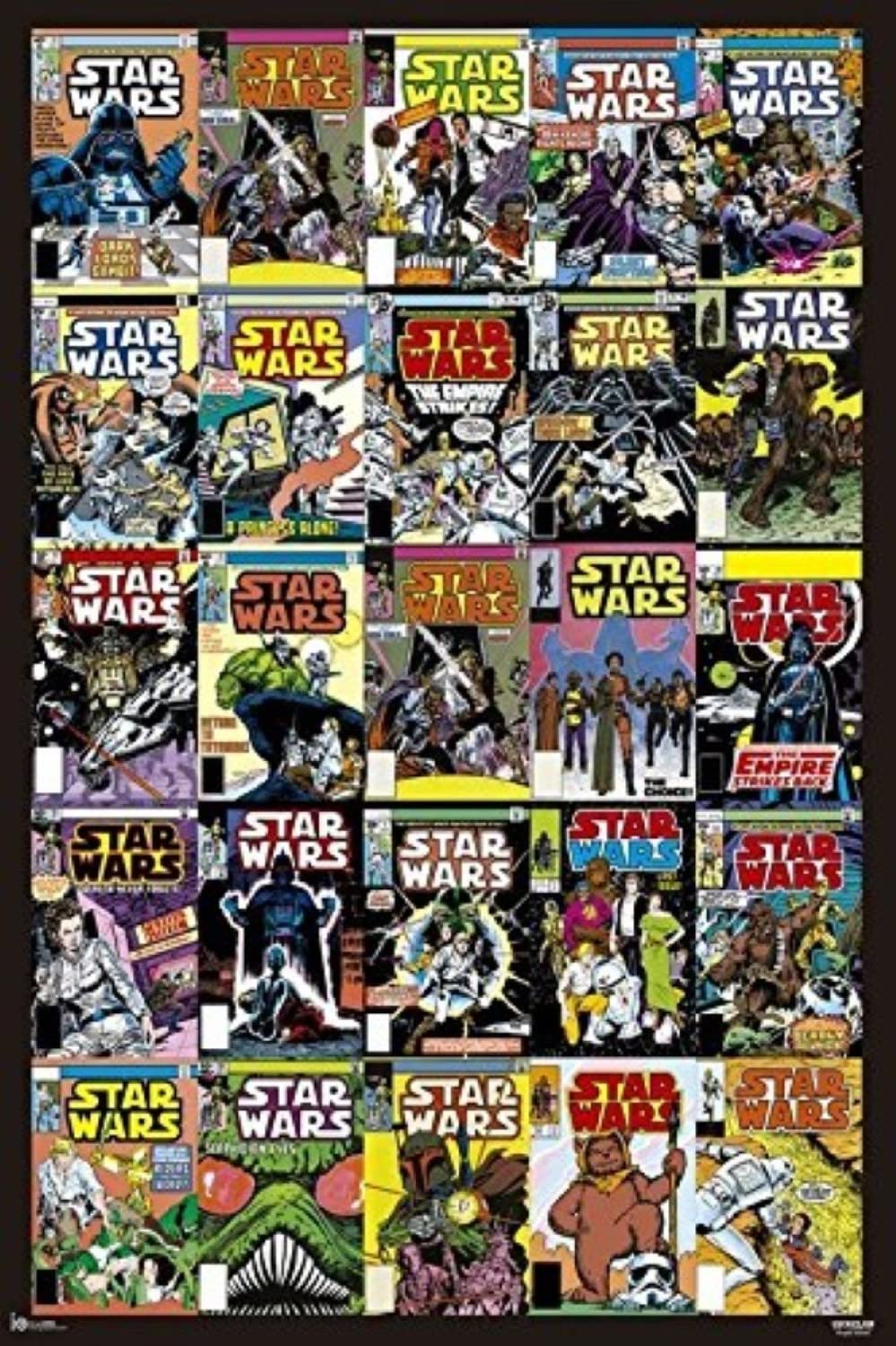 Grupo Erik – Star Wars Comic Covers Poster, 61 x 91.5 cm