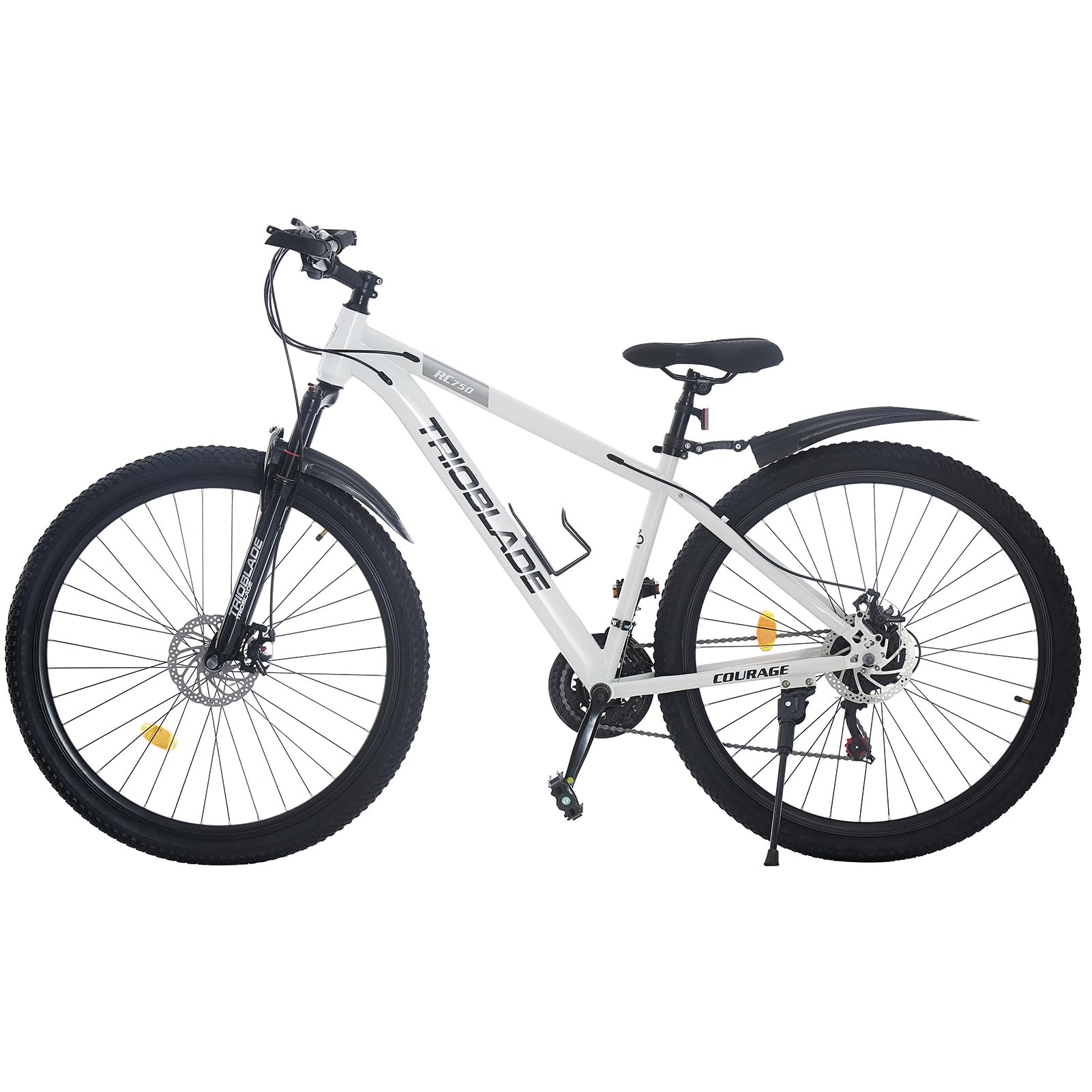TRIOBLADE 29 Inch Mountain Bike 21 Speeds Bike 17.5 Inch Lightweight Aluminium Frame Bicycle for Adult Men Women, Lockout Suspension Fork, Dual Disc Brake