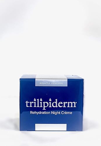 Miniatura 8 de Trilipiderm Paquete de régimen facial esencial limpiador exfoliante hidratante, crema protectora de día, crema nocturna de rehidratación, solución