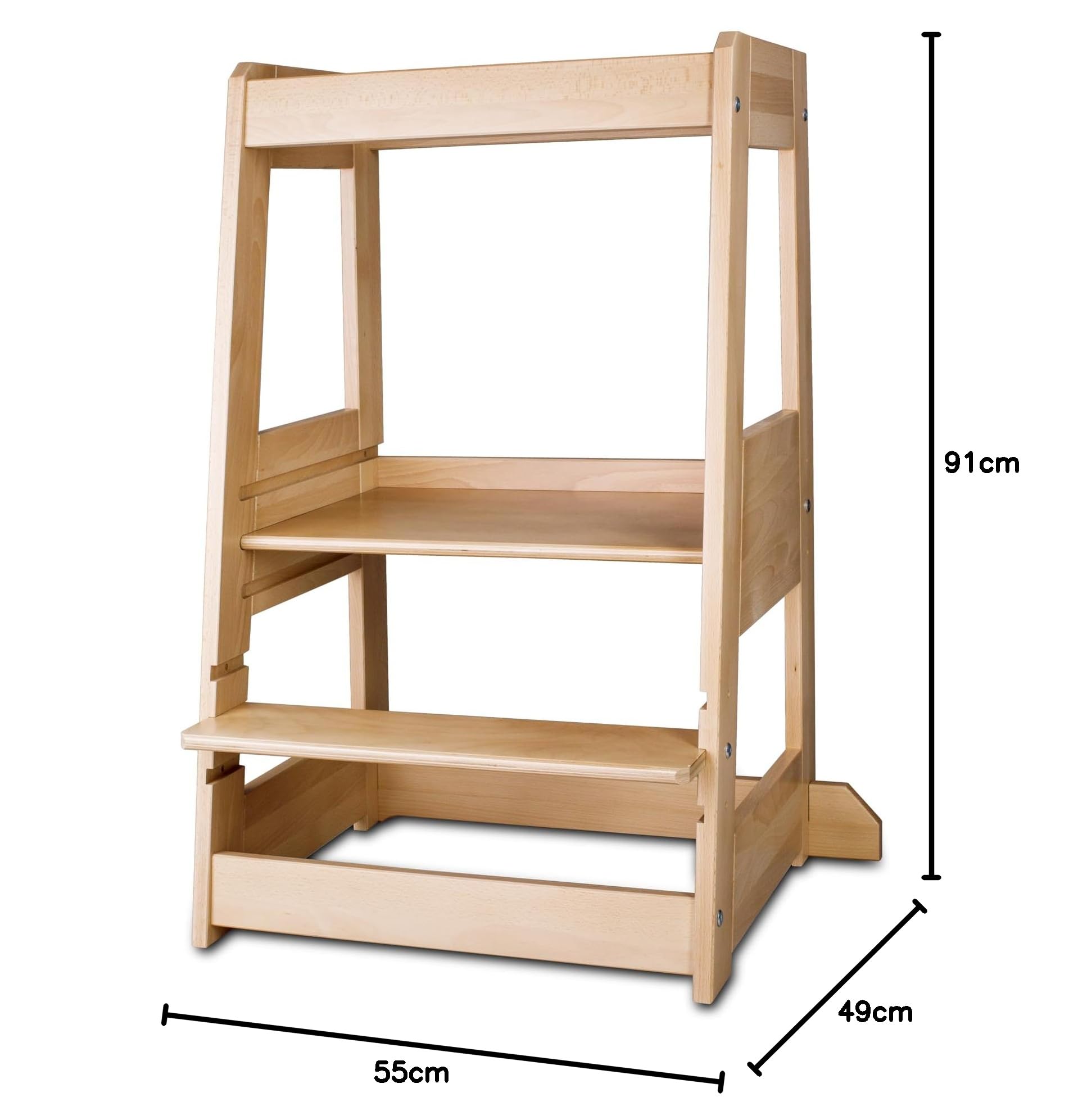 TiSsi® Lernturm Felix Geschwisterlernturm, Zwillingslernturm, Kindertritt, Holz