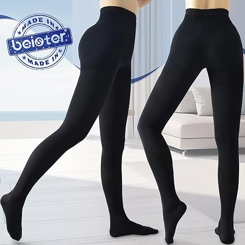 Miniatura 6 de beister Medias de compresión médica para mujeres y hombres, opaco con puntera cerrada de 20-30 mmHg