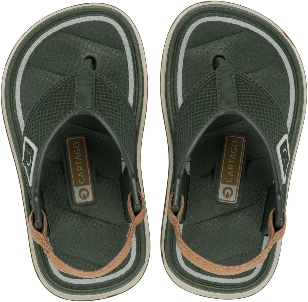 Chinelo Cartago Bebê Menino Infantil de Dedo com Elástico Sport Magala Sandália