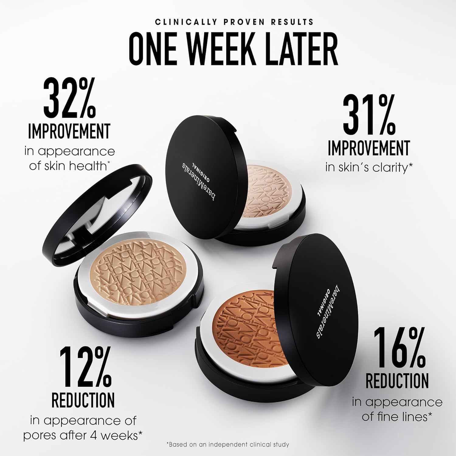 bareMinerals Original Pressed Powder Foundation Mineral SPF 15 – Talc-Free, Luminous Finish, Buildable Coverage, Vegan, Clean Beauty - Image 5