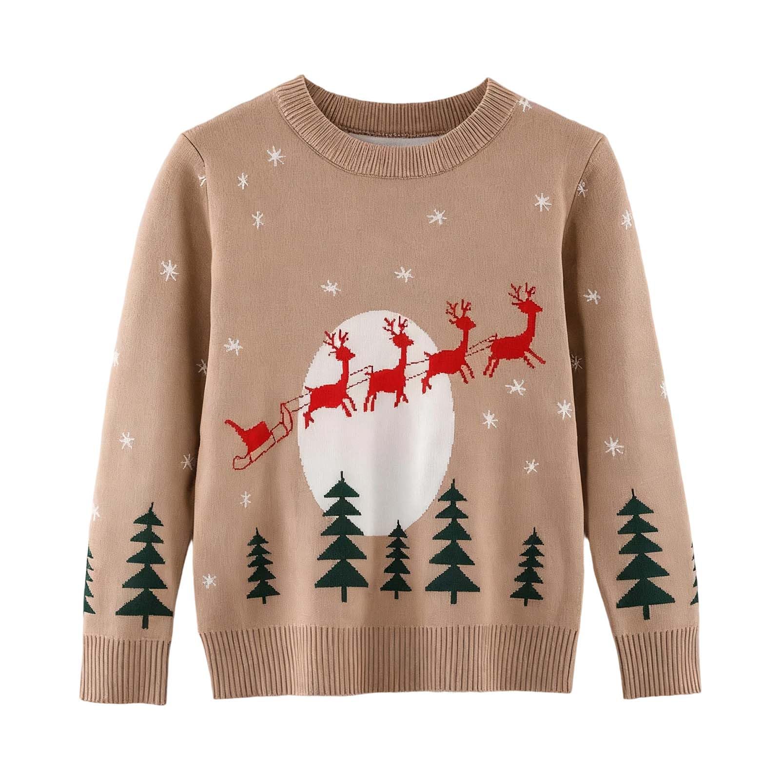 Pull en tricot pour garçon chaud et confortable en maille