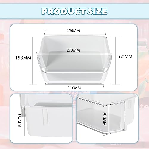 Miniatura 5 de Kojem DA97-12935A - Estante de repuesto para puerta de refrigerador compatible con Samsung RF220NCTABC RF220NCTASP RF220NCTASR RF220NCTAWW -