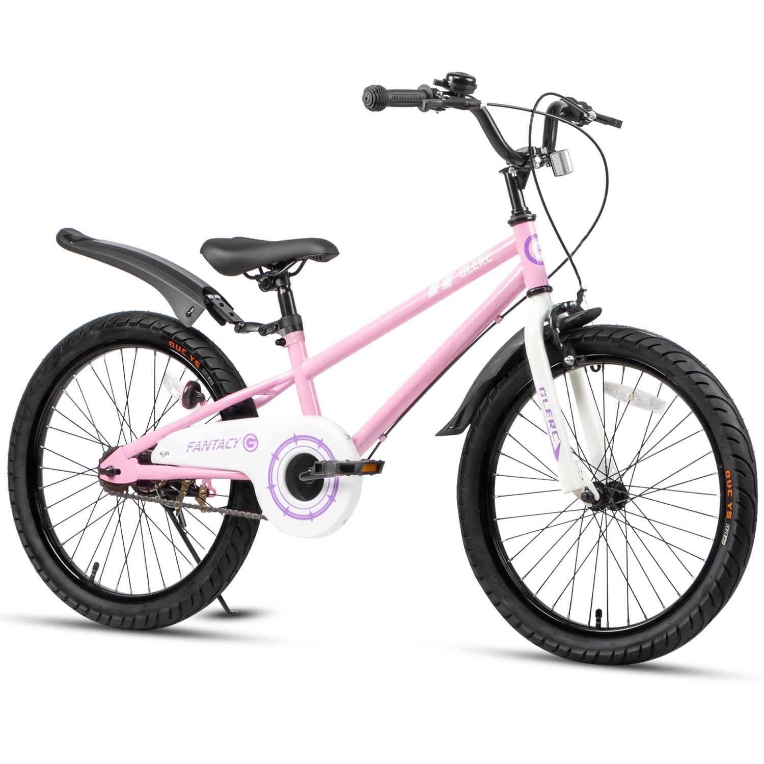 Glerc Fantacy 12 14 16 18 20 Pulgadas Bicicleta Niño para 2-14 Años con Faros y Kickstand para Regalo de Cumpleaños — view 6