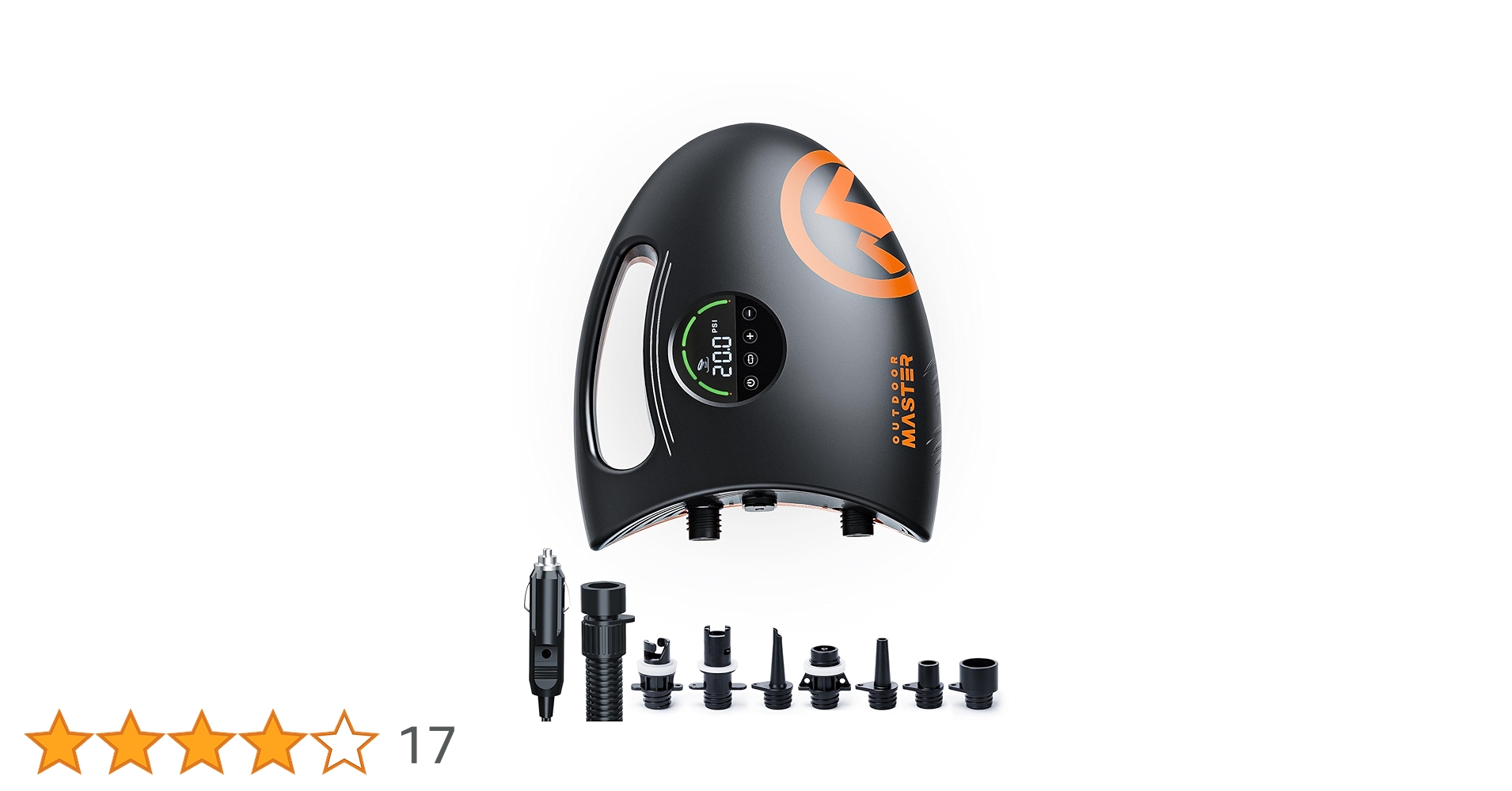 Amazon.co.jp: OUTDOORMASTER 電動エアーポンプ 大容量【88Wh