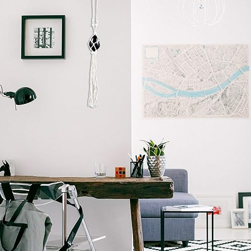 Miniatura 3 de rockcloud Adorno de coche hecho a mano con forma de huevo pulido con cristales curativos para decoración del hogar, oficina, automóvil, obsidiana