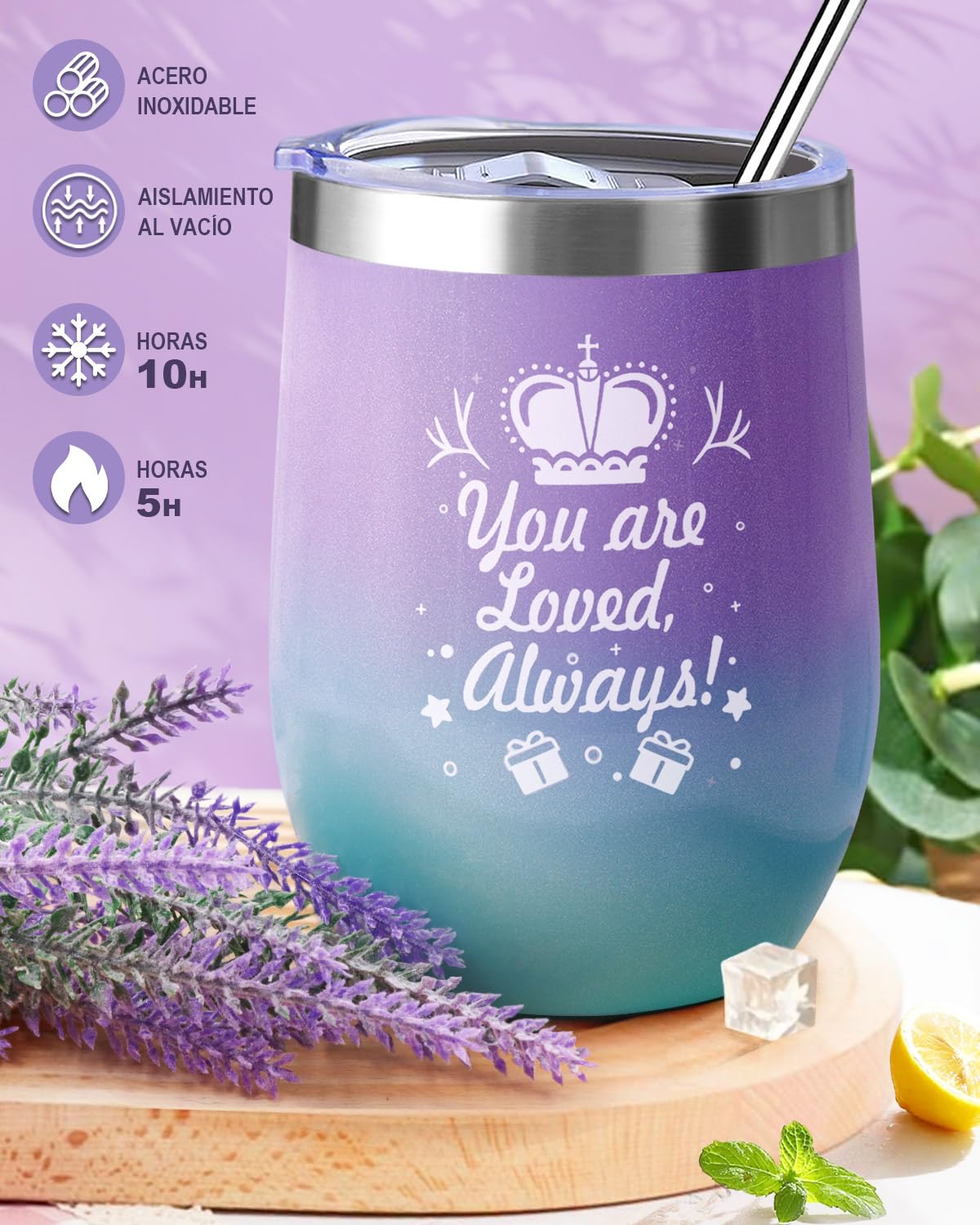 LIVEHITOP Regalos Originales para Mujer, Regalo Mujer Cumpleaños 10PCS Relajación Regalo Set Incluye Taza Termica Amiga Hermana Mamá Esposa San Valentín, Navidad, Día de la Madre
