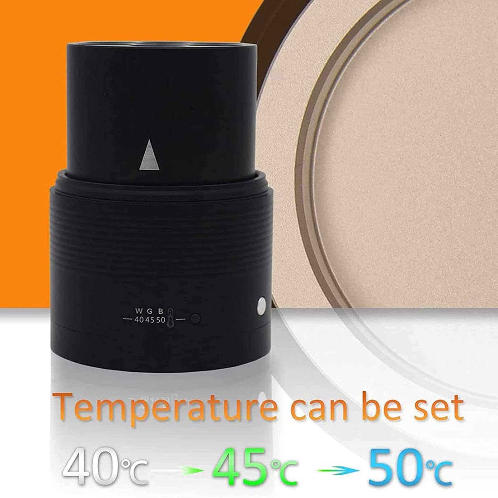 Dental Composite Heater Resin Warmer - Dental Resin Heater Verbundmaterialwärmer mit Lichtfilterabdeckung 3 einstellbare Temperatur