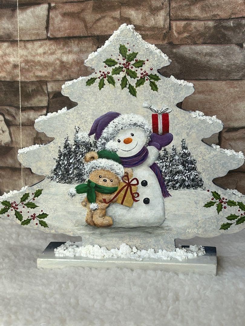 トールペイント リバーシブルクリスマスツリー