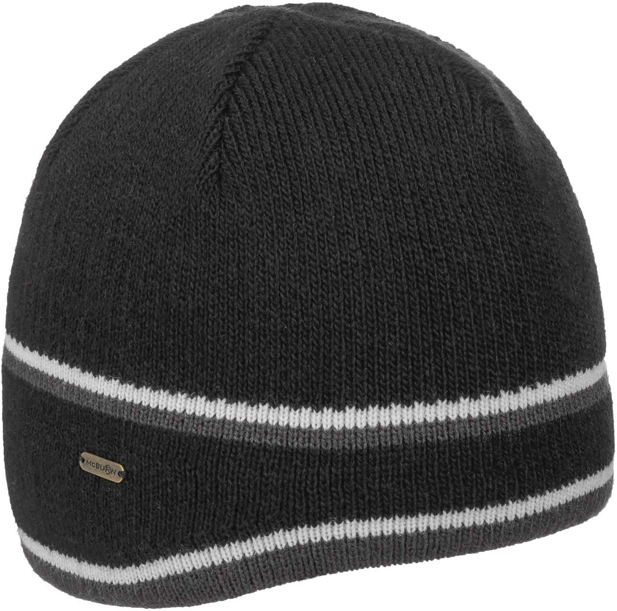 Beanie Hat with Ear Protection Women/Men Black One Size