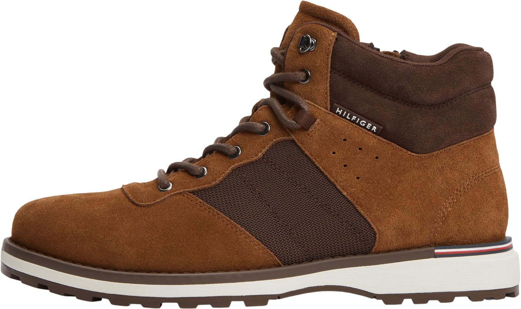 Tommy Hilfiger Men Corporate Outdoor Suede Boot FM0FM05992 Outdoor Boots, BROWN (Coconut Grove), 6.5