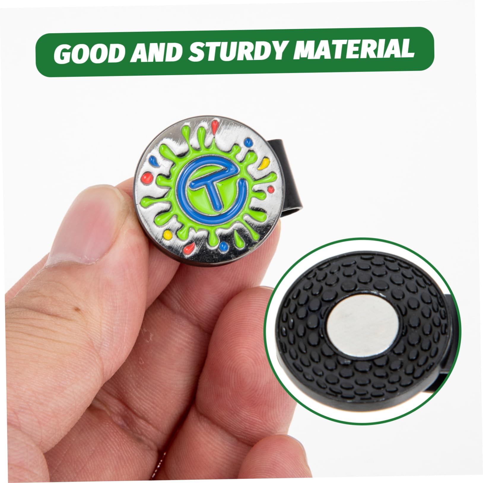 Milisten Magnetische Golf Hut Clips Tragbare Golf Ballmarkierer Für Hüte Mützen Und Bekleidung Praktische Golfaccessoires Für Herren Und Damen