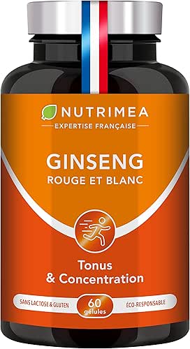 Ginseng Rouge et Blanc - 100% Naturel - Ratio d’Extraction