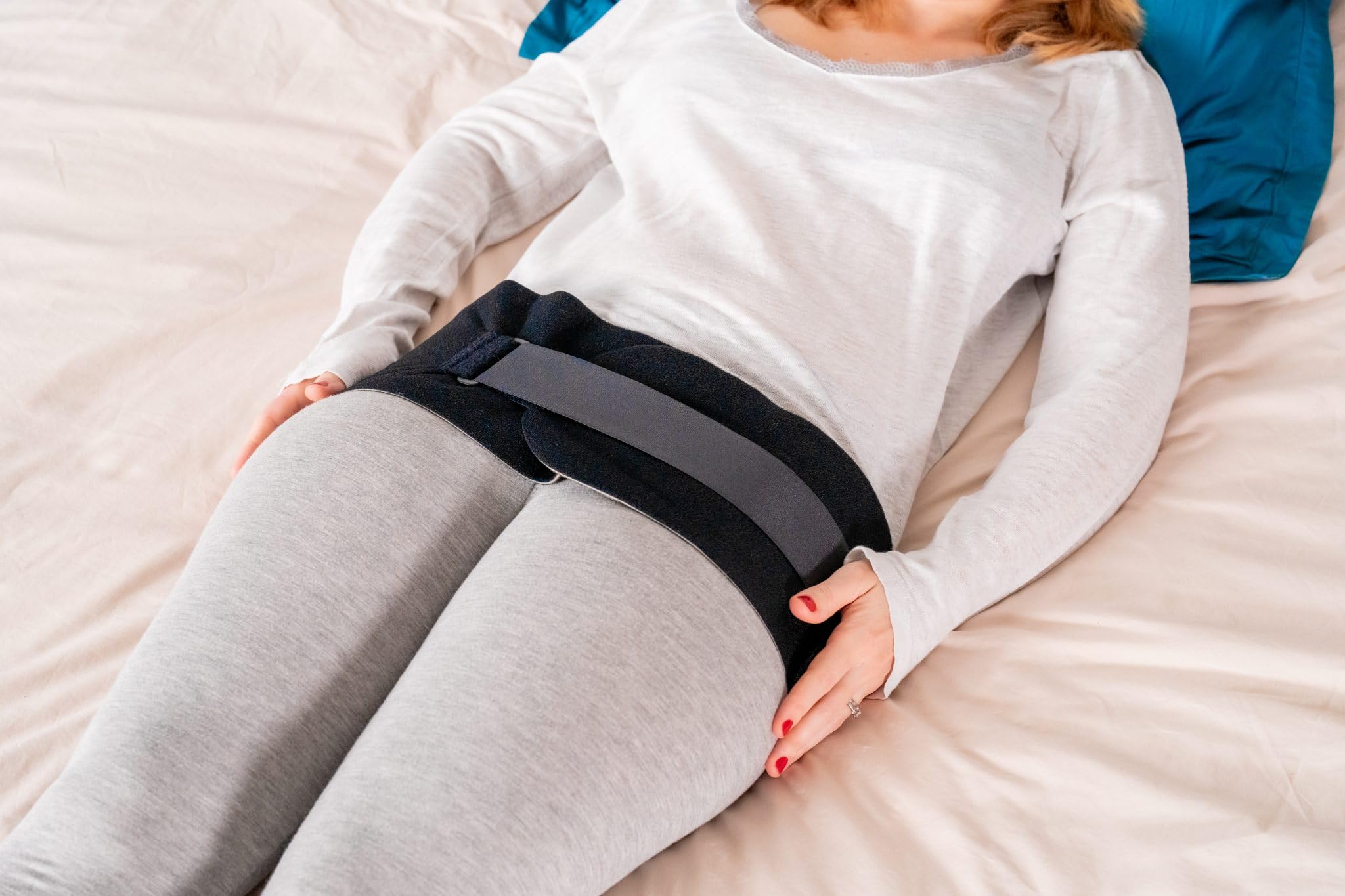 PHYSIOMAT Cinturón La Matrone - Cinturón de sujeción de la pelvis- Soporte posterior al parto y recuperación rápida- Fabricación eco-responsable