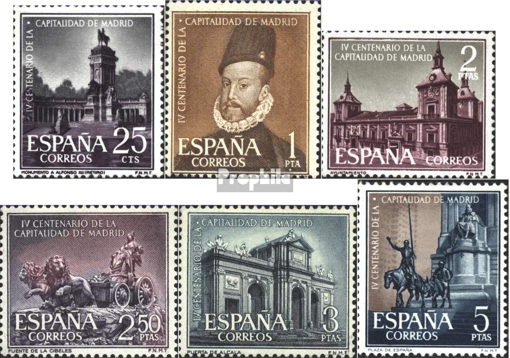Amazon.com: Spain 1283-1288 (Complete.Issue.) unmounted Mint/Never  display picture 1
