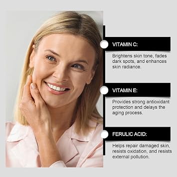 2Pcs Vitamin C Serum for Face Hyaluronic,20% Vit C Serums for Dark Spots, Day & Night Serums for Face and Neck, Brightening Facial Serum Skin Care Women/Men 50ml (A, 2PCS)