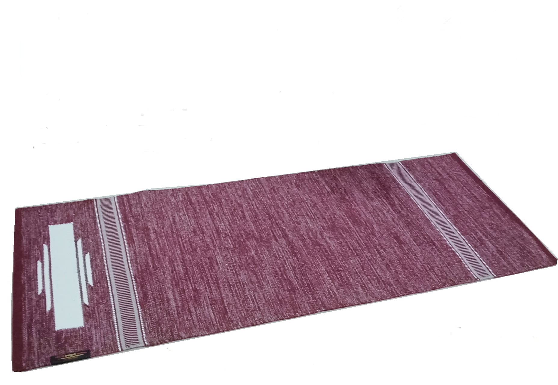 ASE YOGA INDIA 100% Cotton Yoga MAT Supreme Heavy Quality, Special Size- 70X190 cm (Handloom Product - Organic & ECO Friendly) … (B07N8DCGSC) Amazon Price History, Amazon Price Tracker