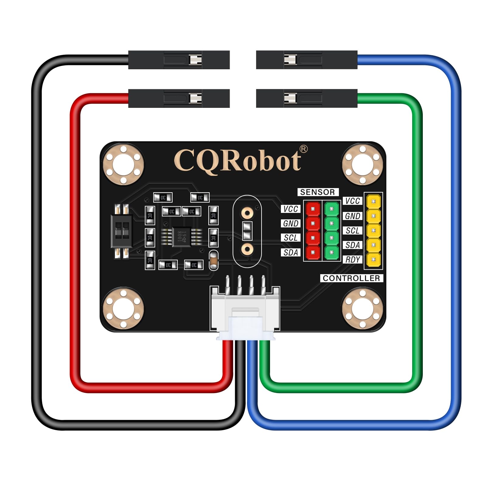 CQRobot LTC4316 I2C Direcciones Desplazador Módulo Para Conflictos I2C | Compatible Con Arduino & Raspberry Pi, Amplía 127 Direcciones, Resuelve Conflictos I2C Para Sistemas Embebidos Y Prototipos