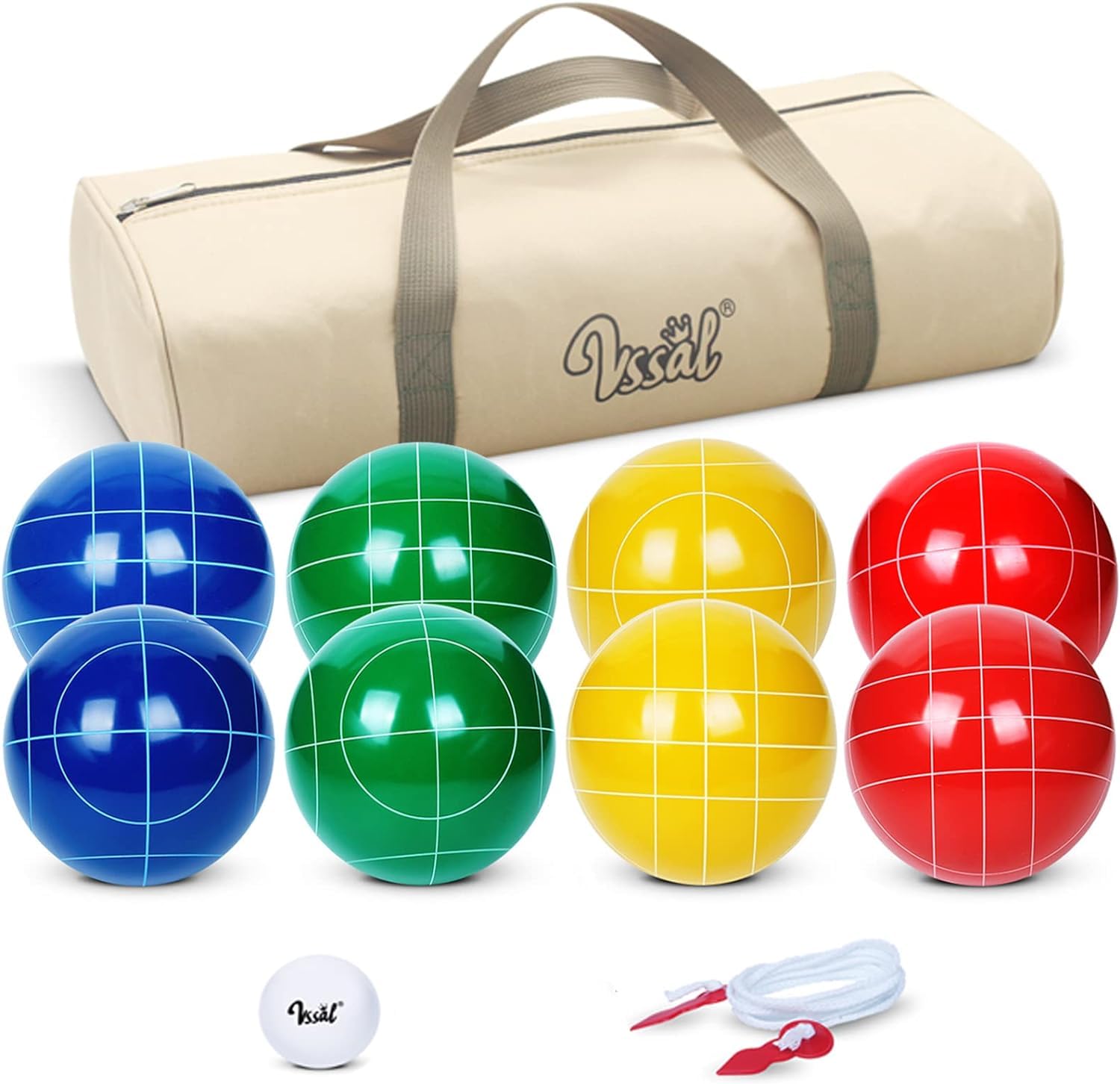 HOOTOBocce Ball Set, 100mm Bocce Ball
