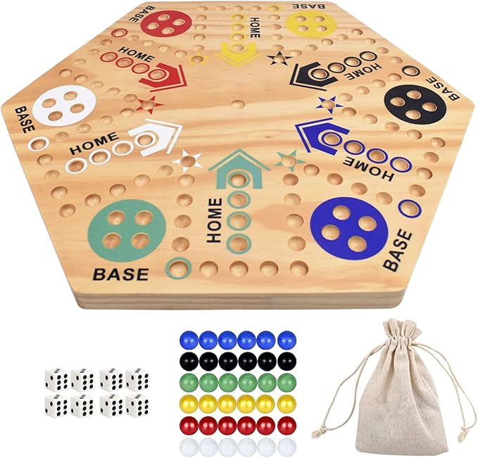 MUCITAGF Original Marble Game Wahoo Board Game 20Inch