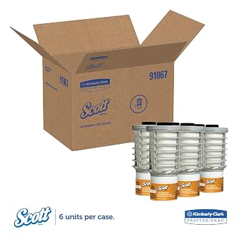 سكوت 91067 عبوة معطر هواء مستمر ، حمضيات ، خرطوشة 48 مل ، 6 / كرتون