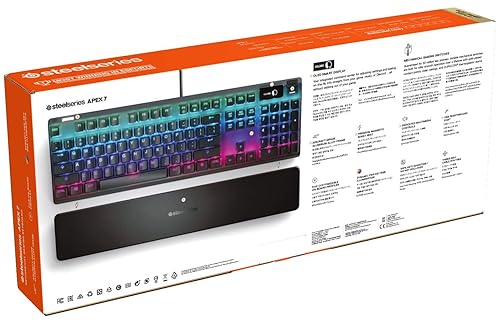 Miniatura 15 de SteelSeries Teclados mecánicos Apex 7 TKL, teclado mecánico para juegos