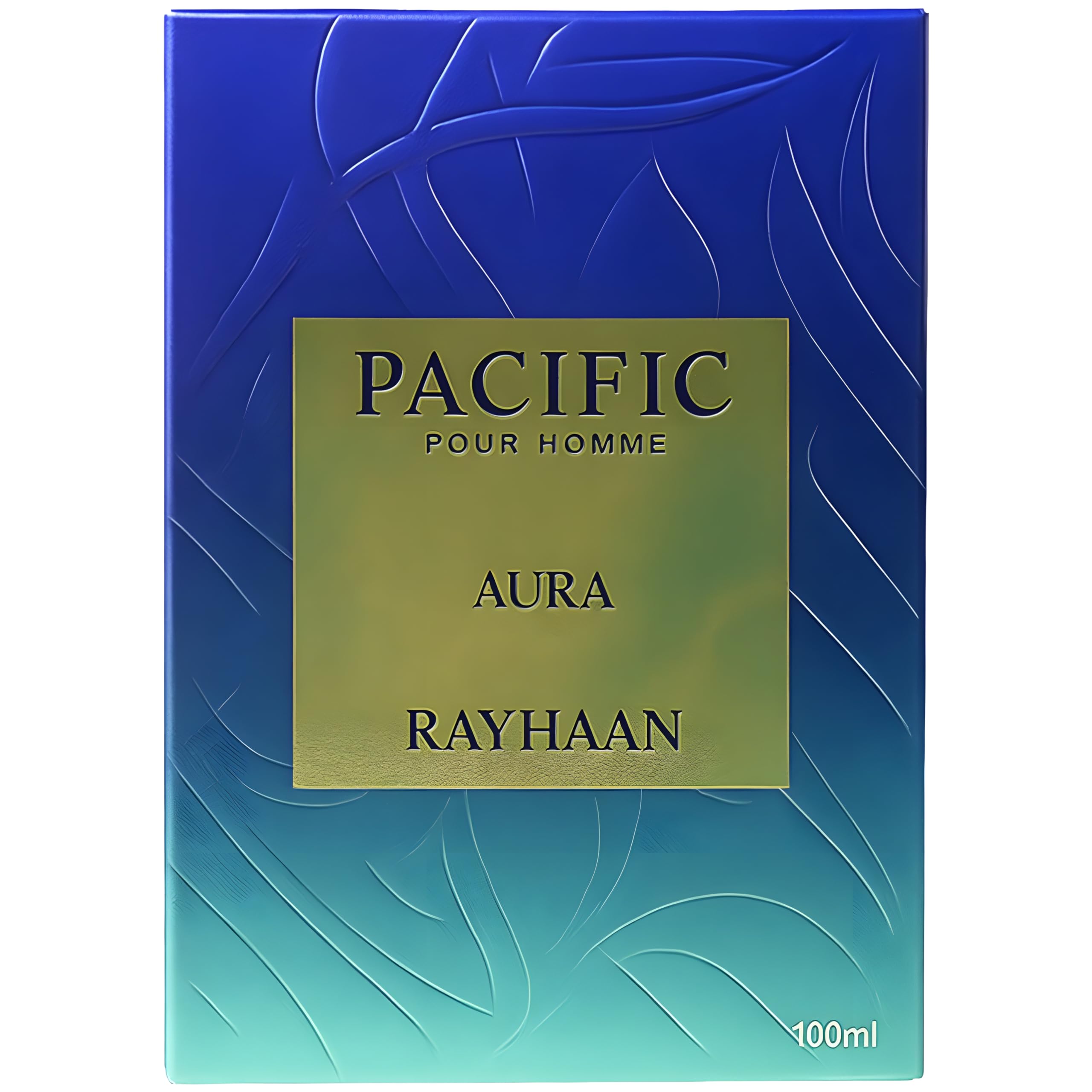 Pacific Aura - Citrus, Aromatic, Mint, Amber, Fresh - Eau de Parfum Spray for Men, 3.4 Ounce / 100 ml