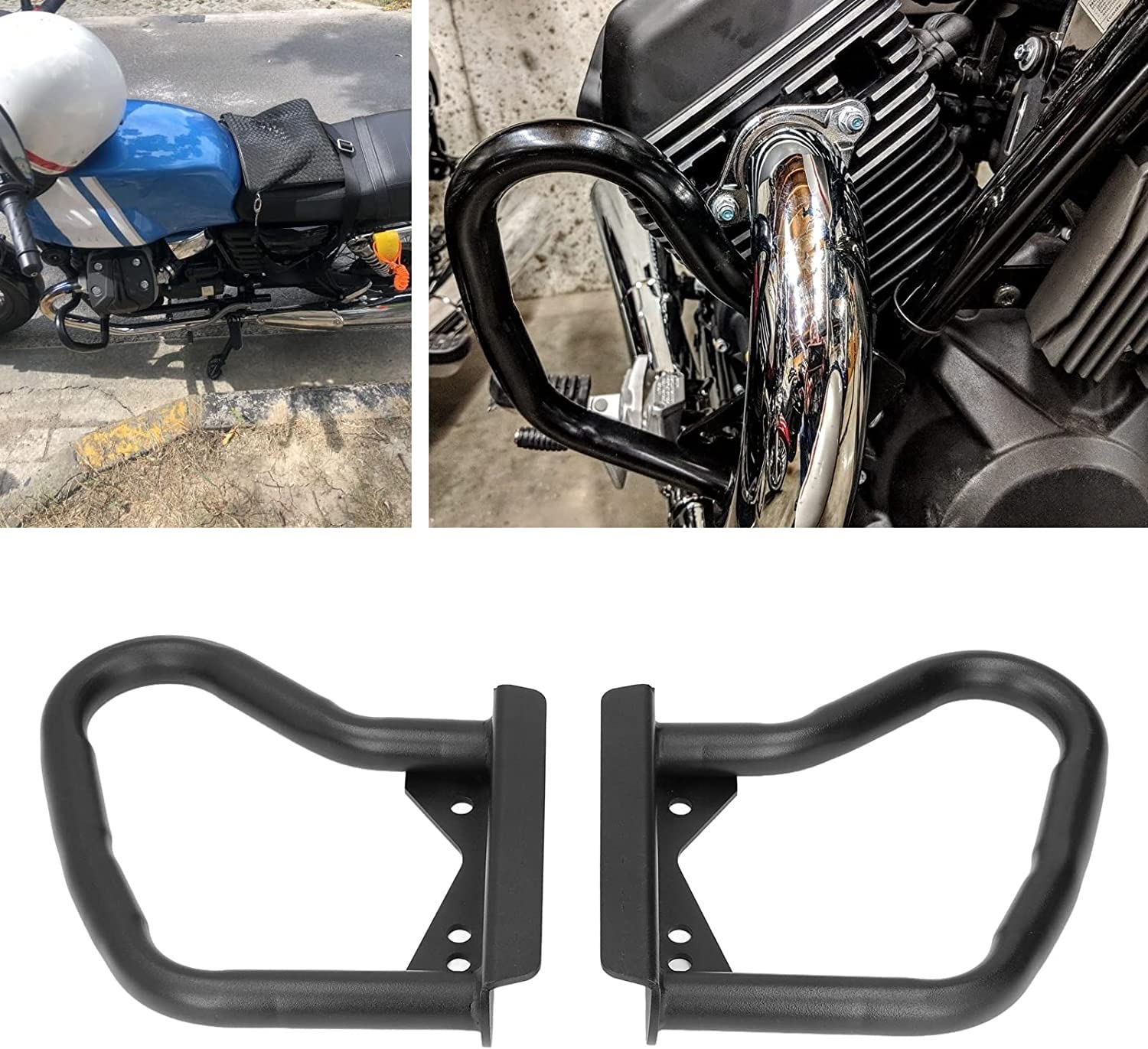 Paraurti per Moto per Guzzi V7 per Stone Special 2016-2021 Protezione del Motore del Motociclo Adatto 25 Mm / 1,0 Pollici Diametro di Ricambio Paraurti per Moto