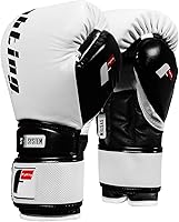 Vista 1 de Fighting Sports S2 Gel Power Sparring Guantes Blanco/Negro, 14 oz