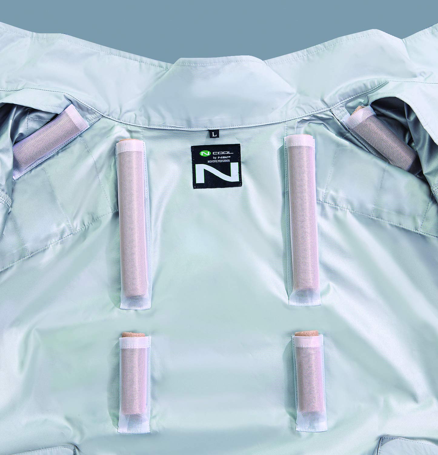 Amazon.co.jp: NSP 空調服 Nクールウェア NA-1011 服単体 長袖 立ち襟