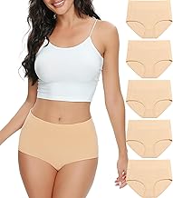 Underwear Women Cotton High Waist Briefs Women Panties Soft Women Underwear 5 Pack