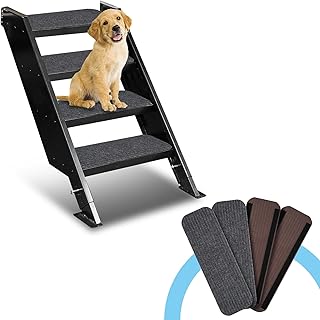 RV Step Covers 4 Pack 19.5 * 7.5” Camper Step Cover, RV Step Rug, RV Step Carpet, RV Stair Covers Compatible with Lippert|MORryde Step for Travel Trailers, Motorhome