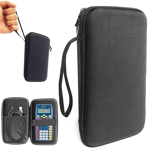 Estuche rígido compatible con calculadora elemental Texas Instruments TI-15 Explorer