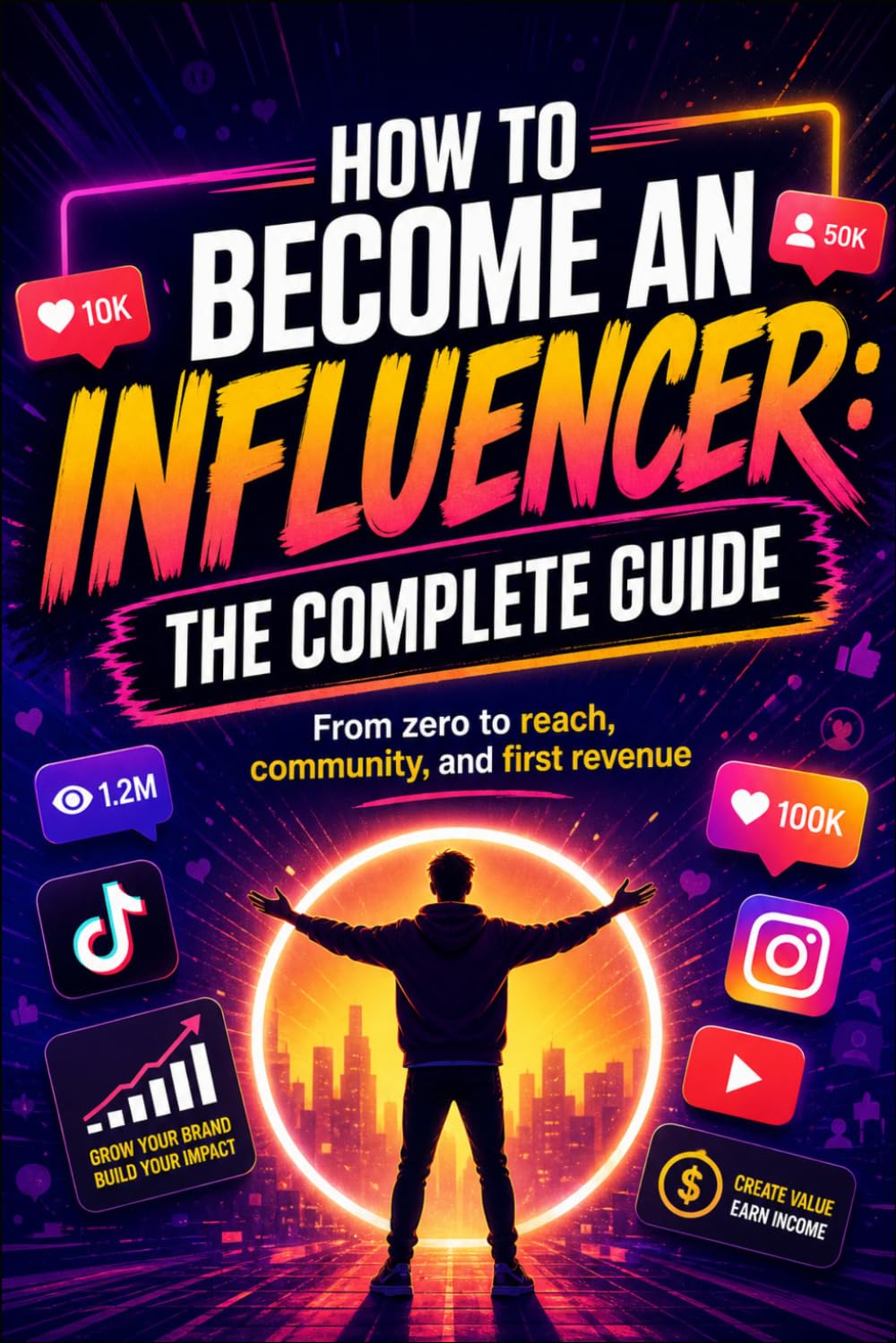 How to Become an Influencer: The Complete Guide: From Instagram Profile to Launch Campaign – Content, Community, Monetization and Growth on TikTok, Instagram and YouTube