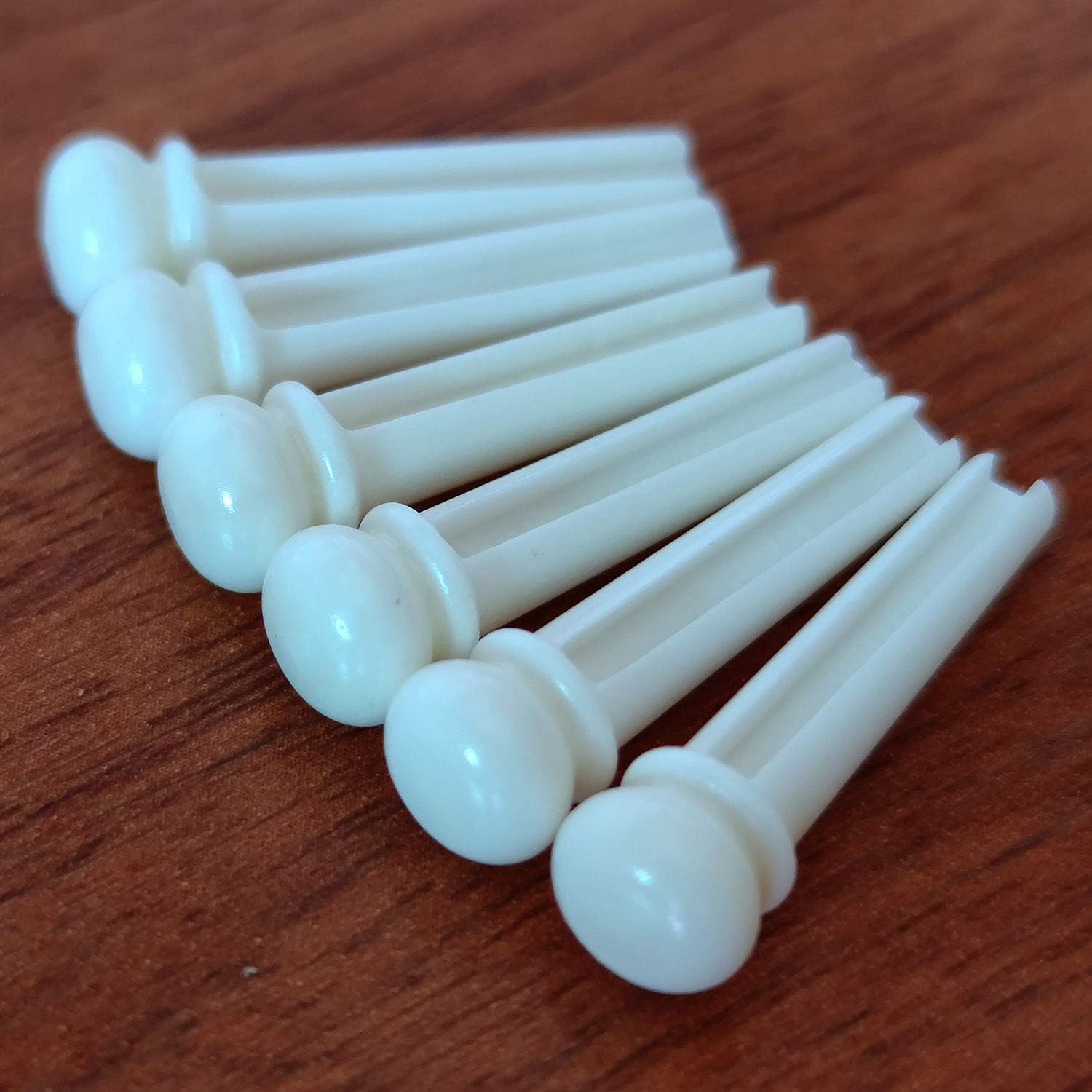 Acoustic Guitar Bridge Pins, Pin Remover Set, Pure Bone, Ivory Color, Standard Size, Vintage Style