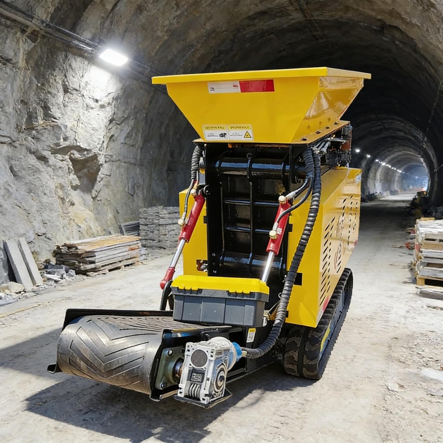 Small Tracked Mobile Crusher Designed for Confined Areas, Offering Stable Operation for Construction and Aggregate Processing