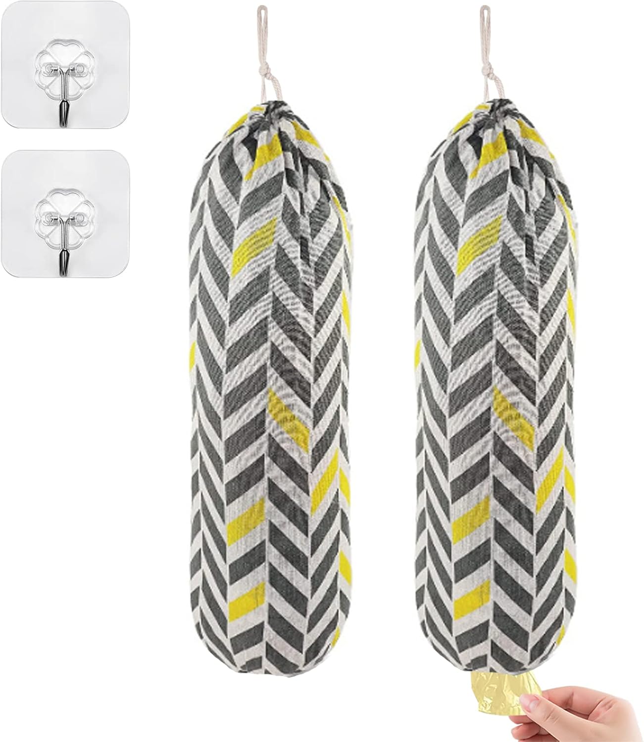 Plastic Bag Holder, Large Grocery Bags Holder, Wall Mount