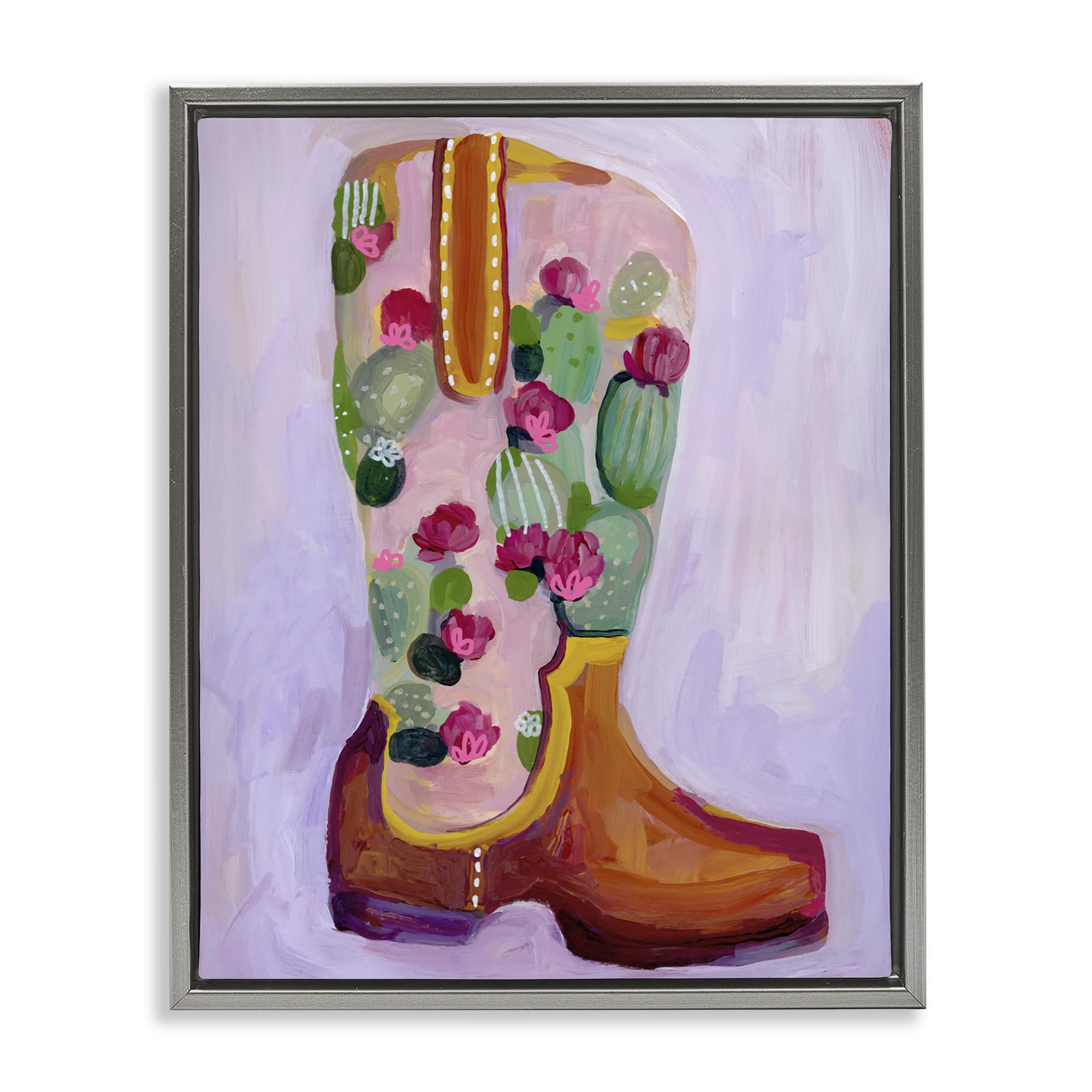 'Desert Day Dream Boots'| Floating Frame Canvas Art