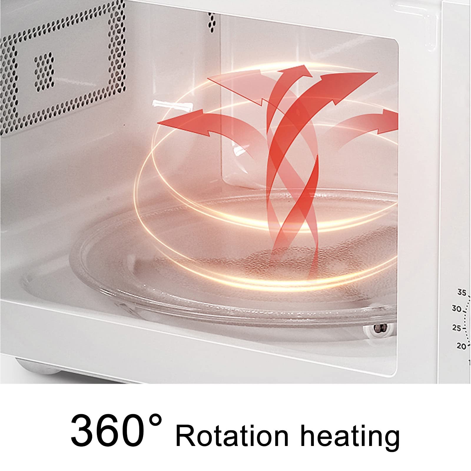 Mikrowellen Drehteller Ersatz - 24.5cm Glasteller Mit Zubehör Set