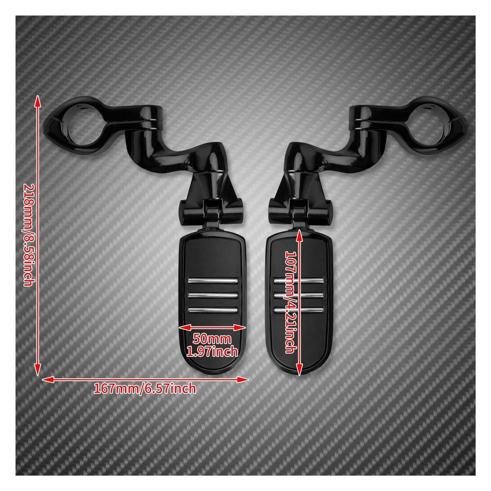 Pasuje do Harley Touring Dyna 25-32mm Podnóżki motocyklowe