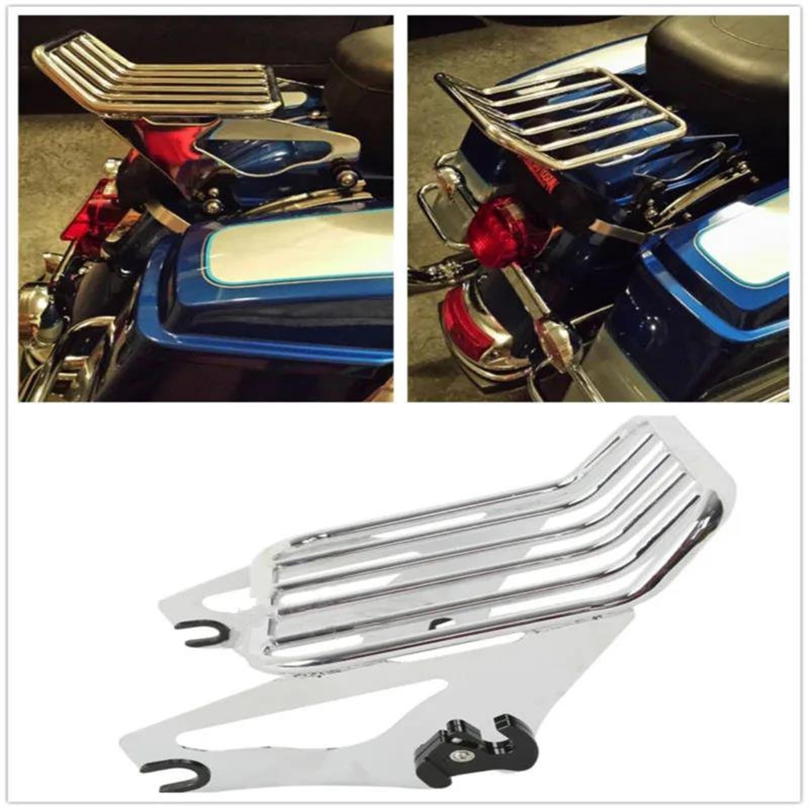 IITA Motorcycle Rear Luggage Rack Detachable Luggage Rack 2-Up - View #7