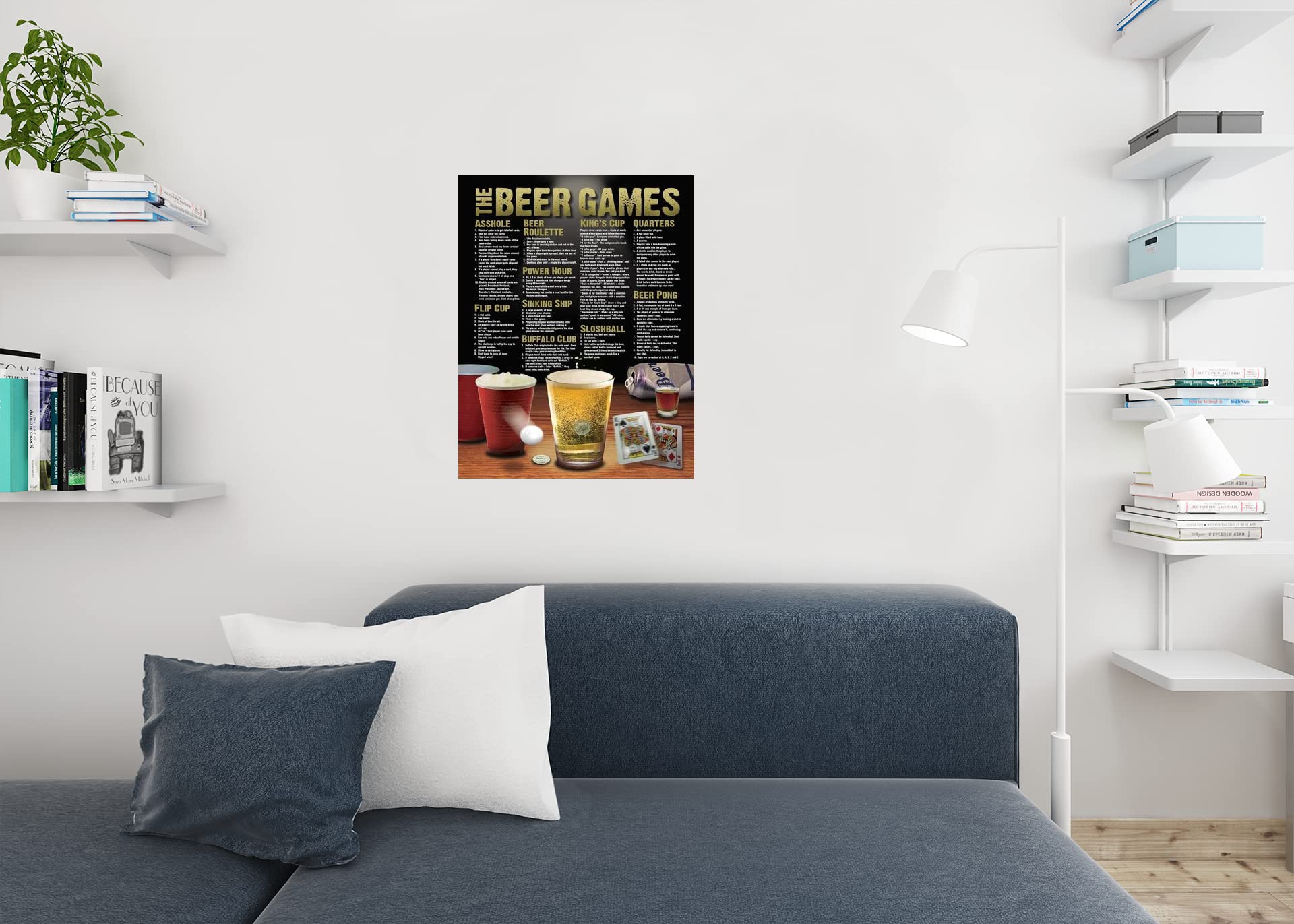 Amazon.com: The Beer Games Drinking Rules Chart College Party Sign Cool  Wall Decor Art Print Poster 24x36: Posters & Prints