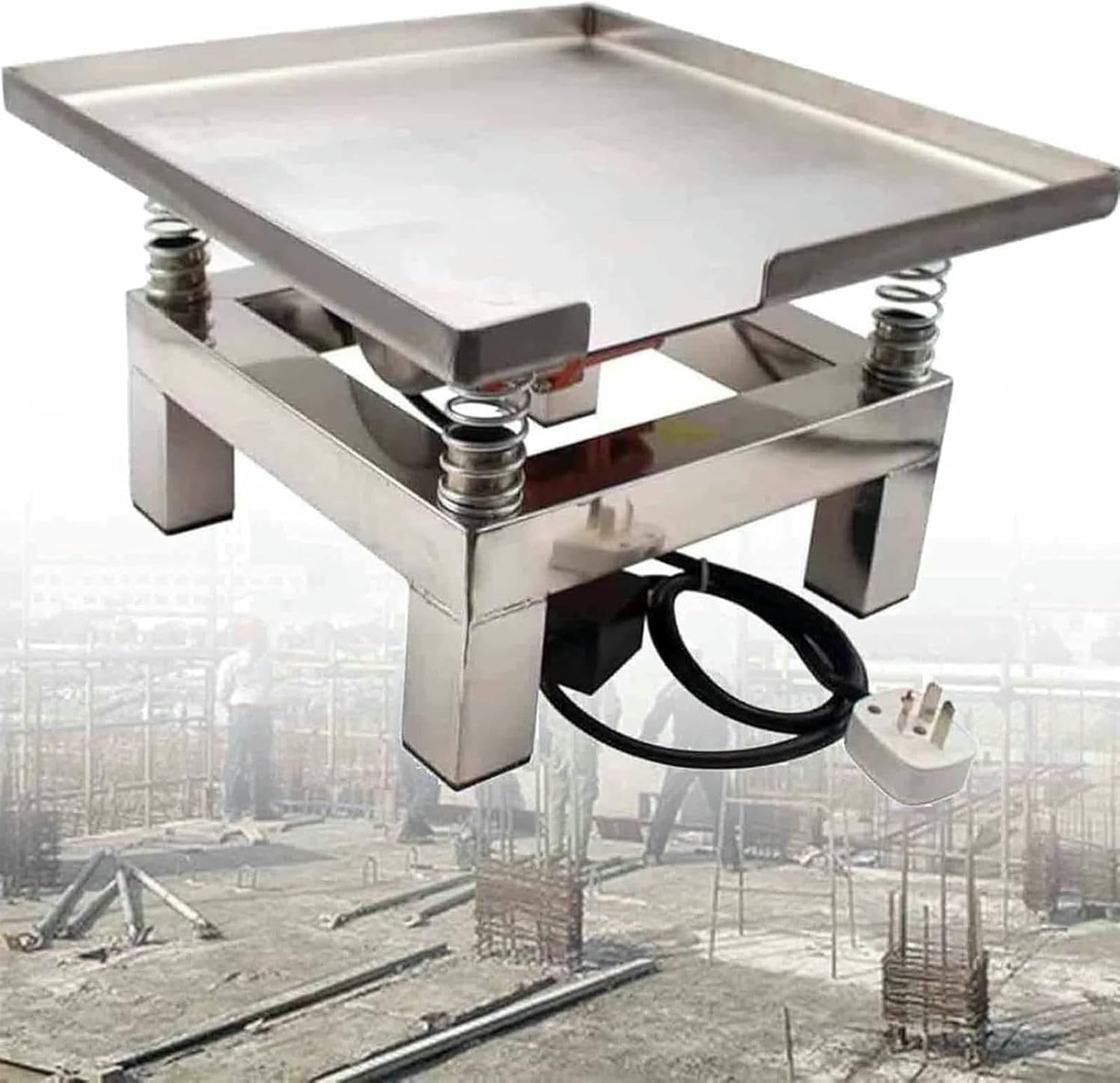 Table vibrante en béton agitation précipités banc vibration inox