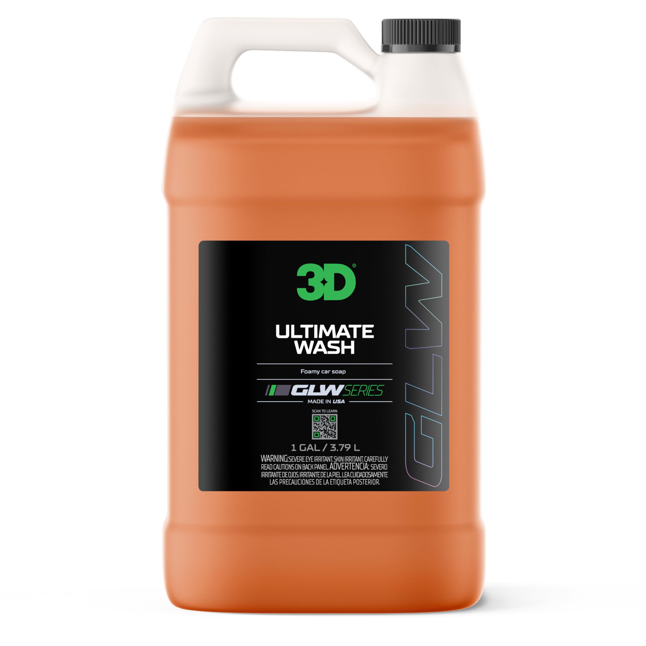3D Ultimate Wash - 1 Gallon pH Neutral Car Wash Soap