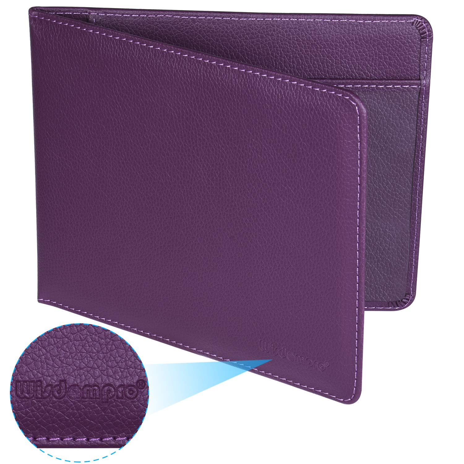 Wisdompro Pu Leather Disabled Blue Badge And Timer Holder Blue