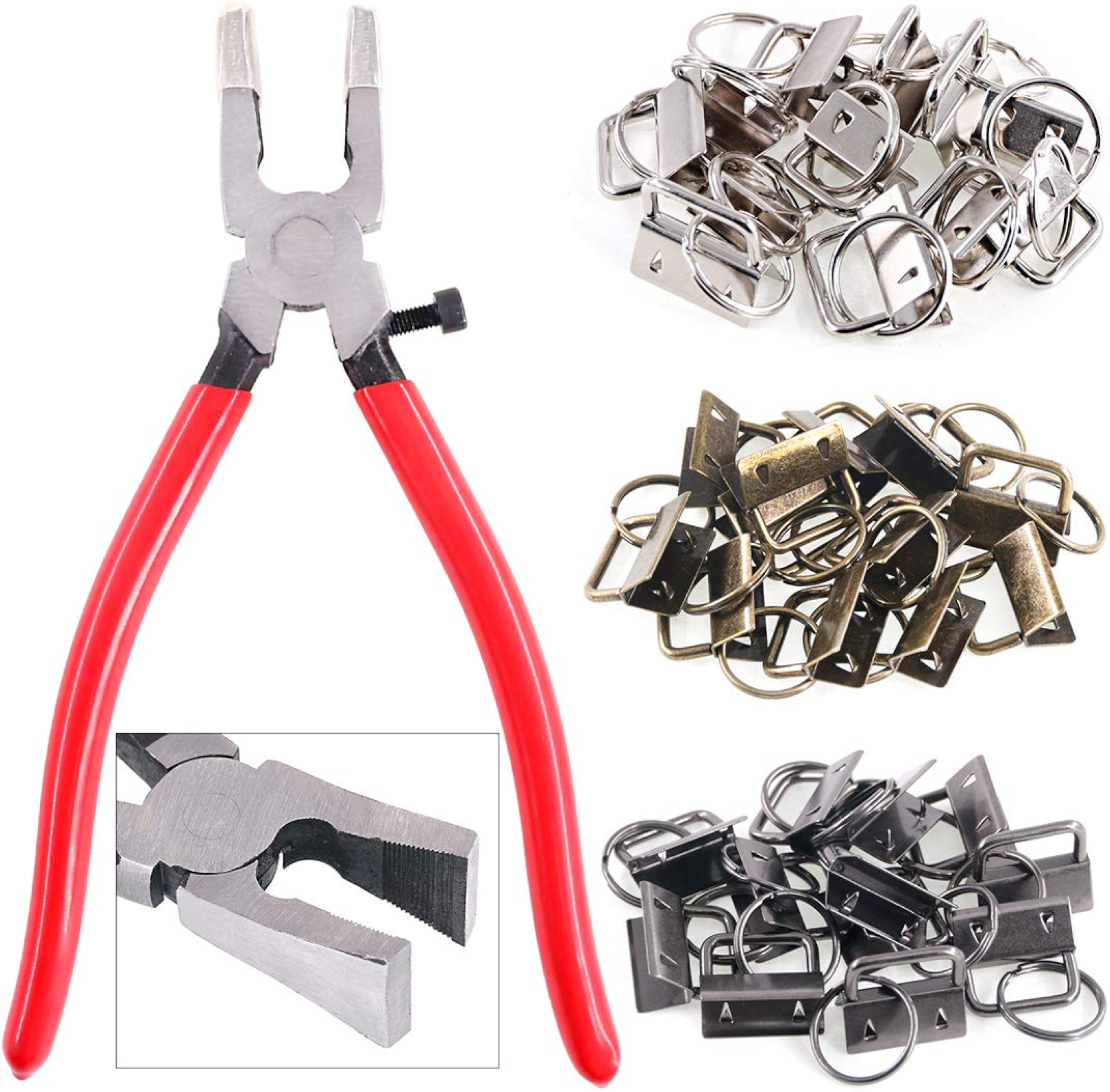 Swpeet 36-in-1 Key Fob Hardware & Pliers Set